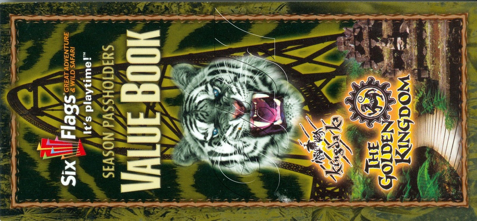 Six Flags Great Adventure Season Pass Coupon Booklets